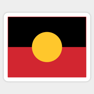 The Australian Aboriginal Flag #6 Sticker
